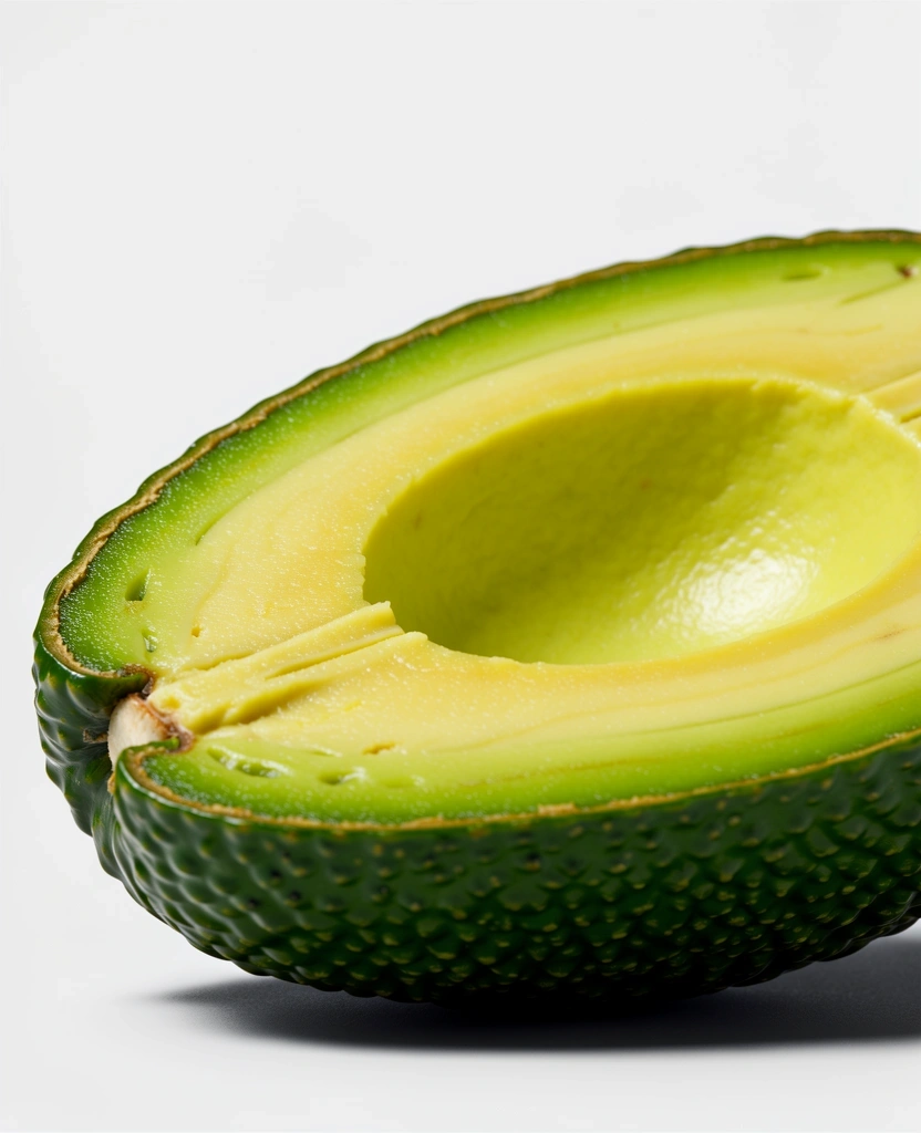 Macro of avocado texture